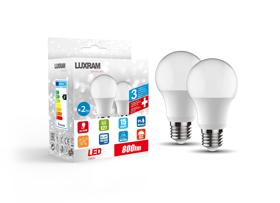 Duo-pack LED Lamps Luxram GLS